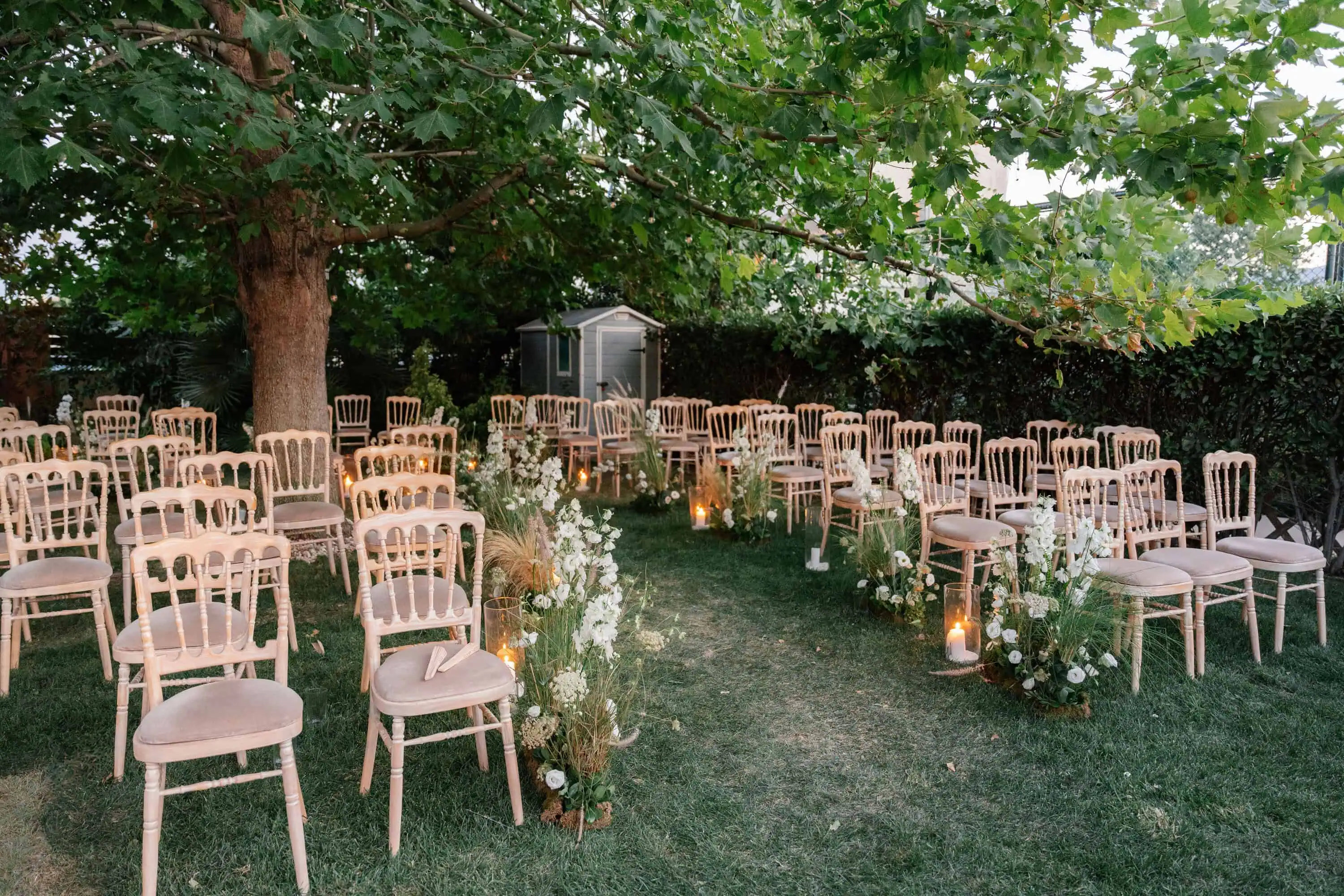 Wedding in a private residence in Schinias