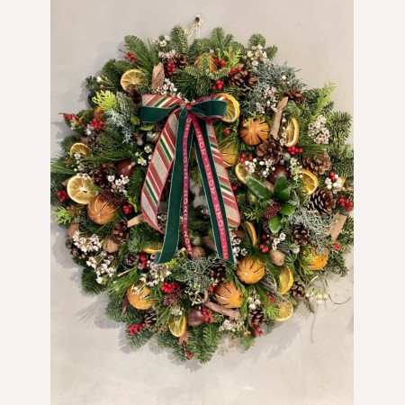 Colorful Christmas Wreath