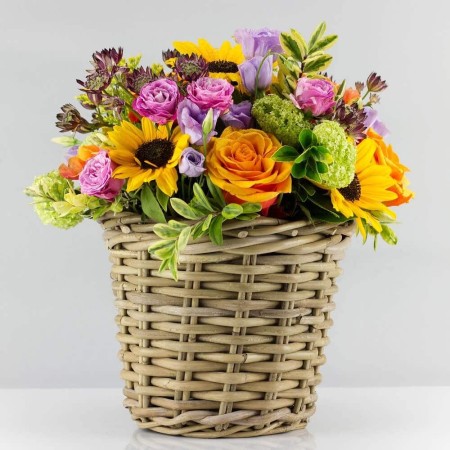 Flower Basket "A Blooming Garden"