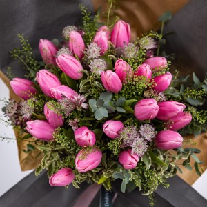 Romantic Tulips Bouquet